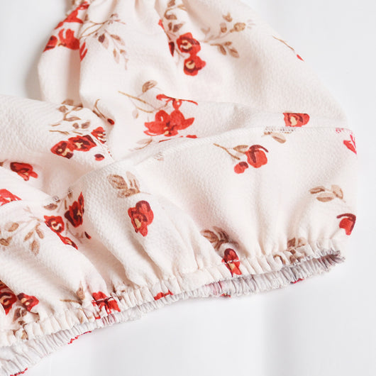 Blusa Tubo Plisada de Cuello Único con Estampado para Primavera y Verano - Image 17