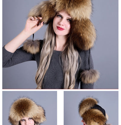 Gorro de Piel de Zorro para Mujer - Image 13