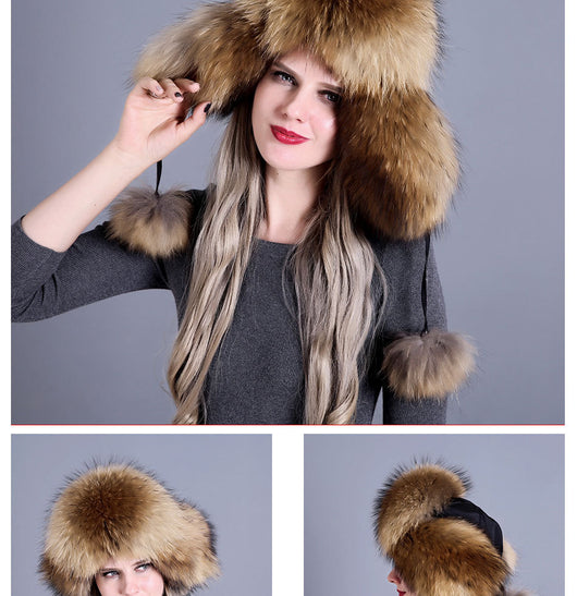 Gorro de Piel de Zorro para Mujer - Image 13