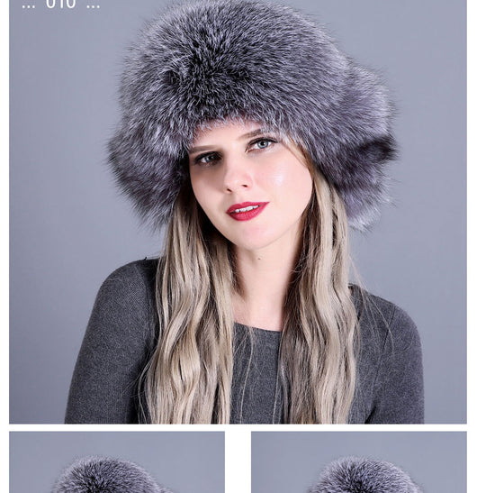 Gorro de Piel de Zorro para Mujer - Image 15