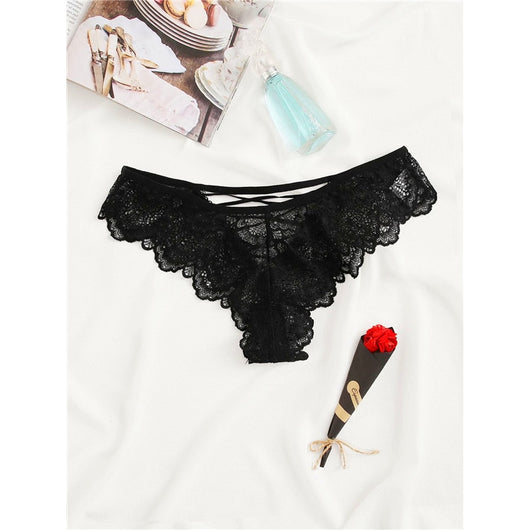 Tanga de Encaje Floral para Mujer - Diseño Sensual y Cómodo - Image 7