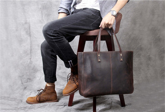 Bolso de Cuero Retro para Hombre - Gran Capacidad Premium - Image 7