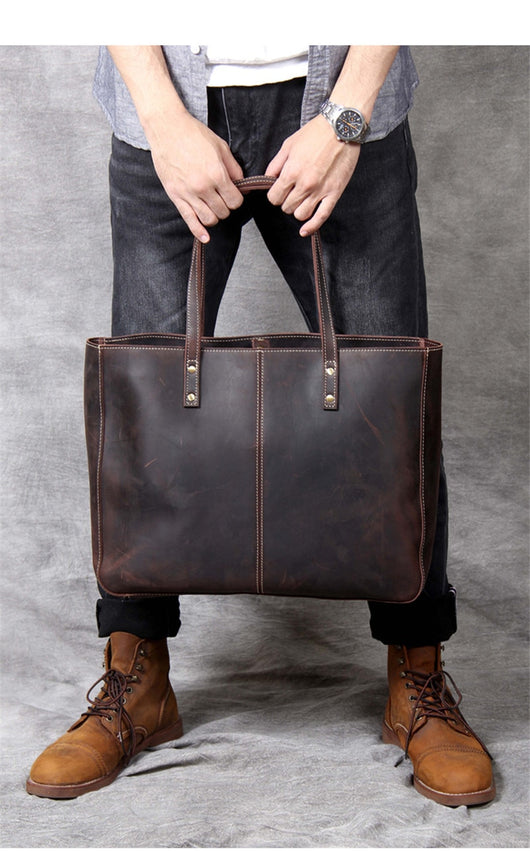 Bolso de Cuero Retro para Hombre - Gran Capacidad Premium - Image 12