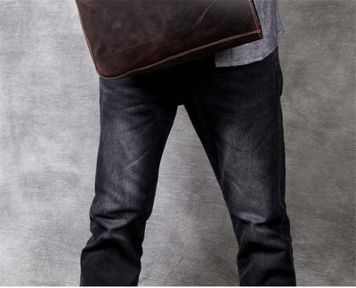 Bolso de Cuero Retro para Hombre - Gran Capacidad Premium - Image 13