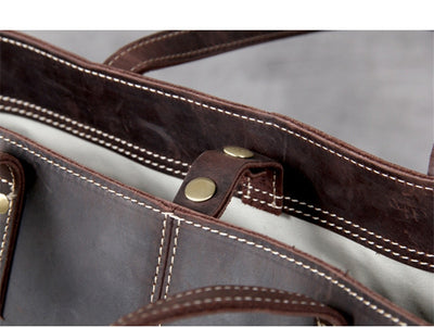 Bolso de Cuero Retro para Hombre - Gran Capacidad Premium - Image 21