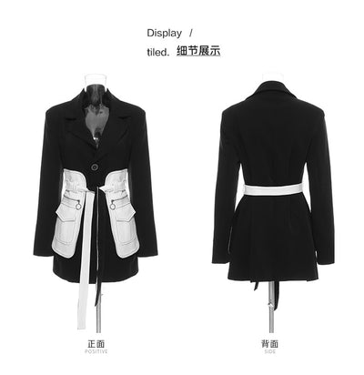 Traje Clásico Blanco y Negro - Image 14
