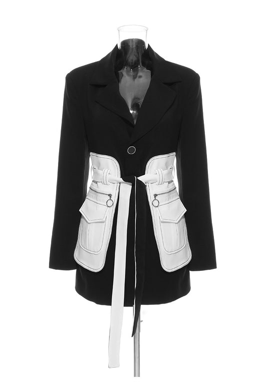 Traje Clásico Blanco y Negro - Image 15