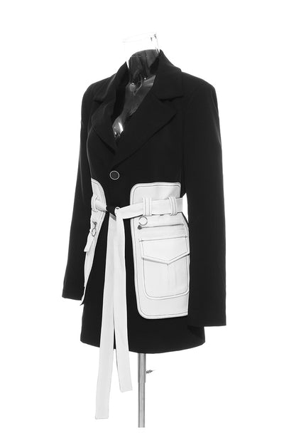 Traje Clásico Blanco y Negro - Image 16