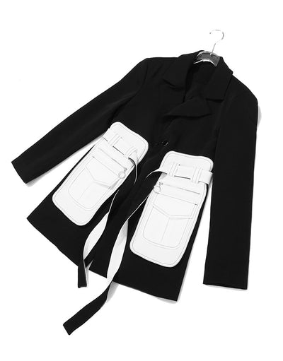 Traje Clásico Blanco y Negro - Image 18