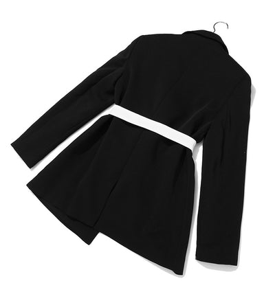 Traje Clásico Blanco y Negro - Image 21