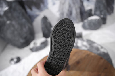 Botas Cálidas de Flecos y Terciopelo con Tacón Plano para Mujer - Image 18