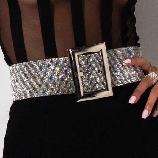 Cinturón de Cadena Brillante para Mujer - Faja de Moda - Image 13