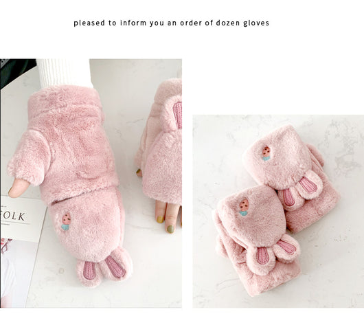 Guantes de Invierno para Niña con Forro de Terciopelo - Estilo Coreano - Image 6