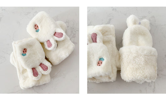 Guantes de Invierno para Niña con Forro de Terciopelo - Estilo Coreano - Image 7