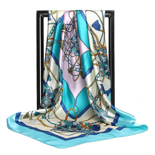 Bolso de Cadena con Pañuelo Decorativo para Mujer - Image 12