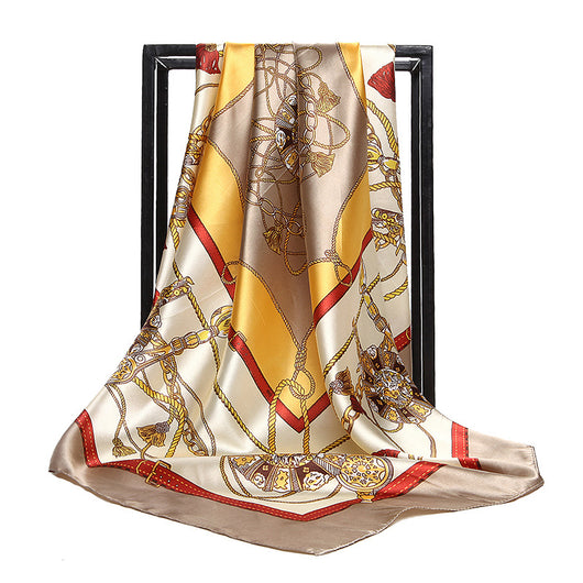 Bolso de Cadena con Pañuelo Decorativo para Mujer - Image 16