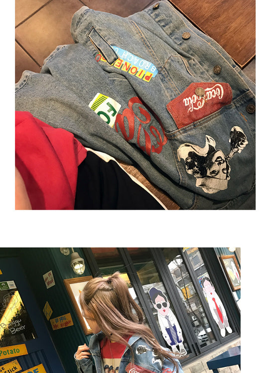 Chaqueta Denim Harajuku - Image 8
