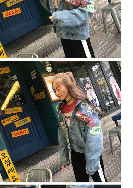 Chaqueta Denim Harajuku - Image 9