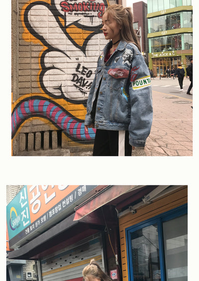 Chaqueta Denim Harajuku - Image 13