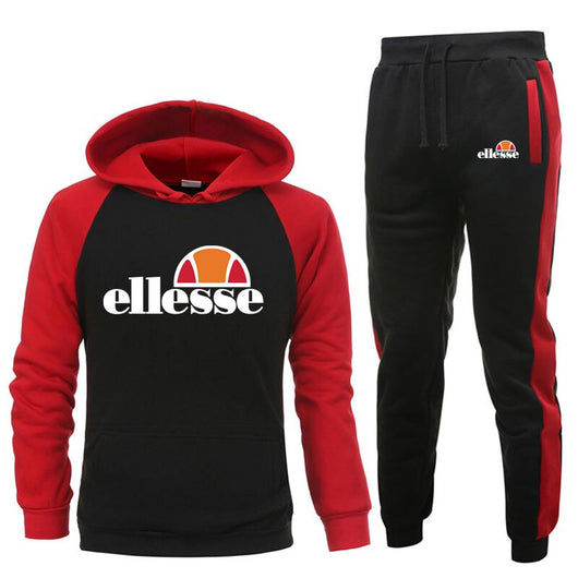 Conjunto Deportivo Casual Capucha Dos Piezas Color Sólido - Image 9