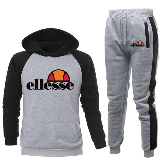 Conjunto Deportivo Casual Capucha Dos Piezas Color Sólido - Image 12