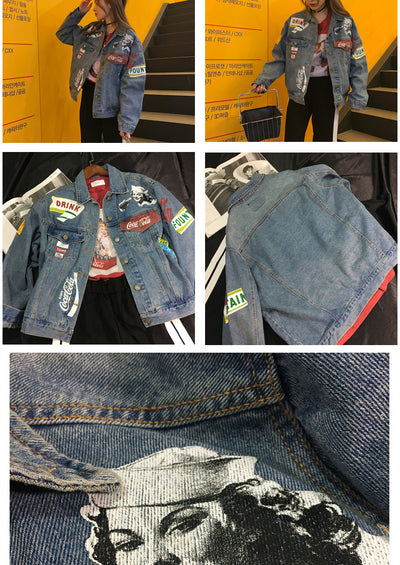 Chaqueta Denim Harajuku - Image 18