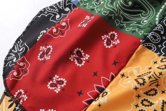 Pañuelo Multiusos Retro con Combinación de Colores - Image 40