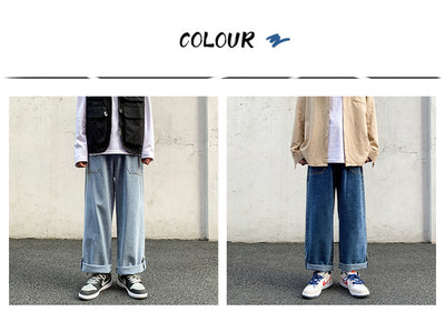 Jeans Casuales Rectos Cropped para Hombre - Image 7