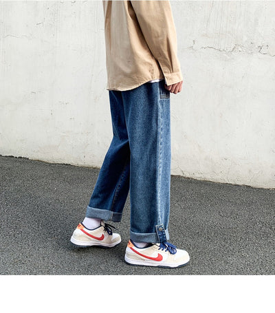 Jeans Casuales Rectos Cropped para Hombre - Image 10