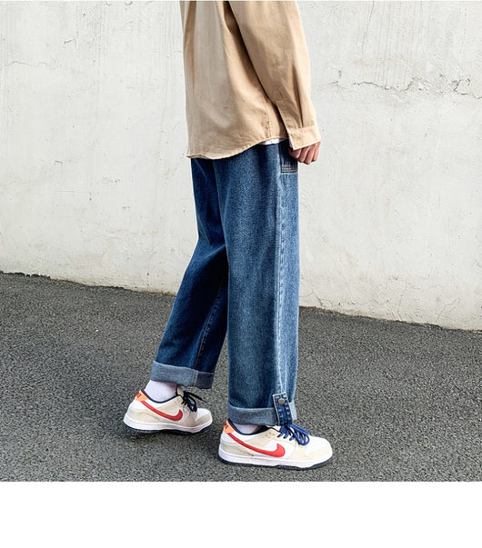 Jeans Casuales Rectos Cropped para Hombre - Image 10
