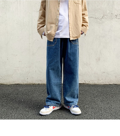 Jeans Casuales Rectos Cropped para Hombre - Image 12