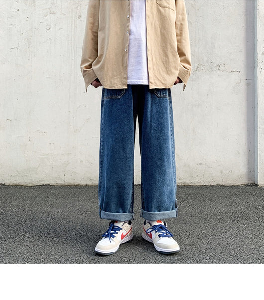 Jeans Casuales Rectos Cropped para Hombre - Image 13