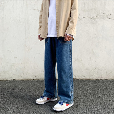 Jeans Casuales Rectos Cropped para Hombre - Image 14