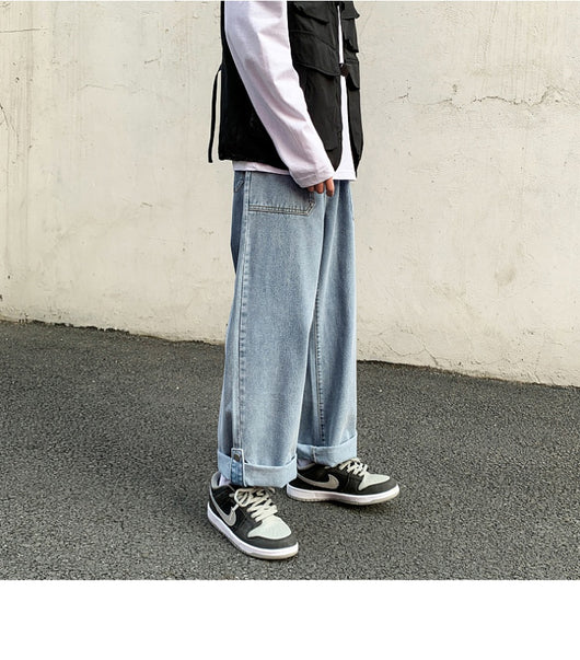 Jeans Casuales Rectos Cropped para Hombre - Image 18