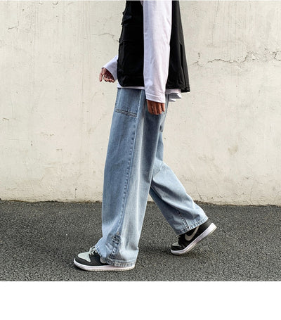 Jeans Casuales Rectos Cropped para Hombre - Image 19