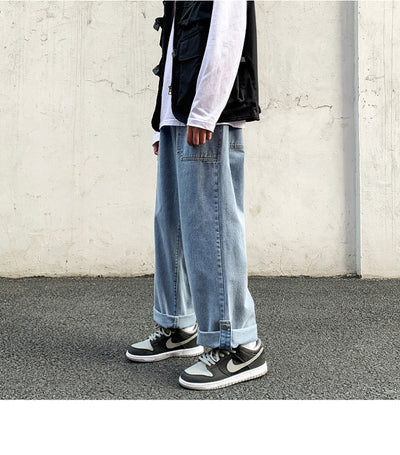 Jeans Casuales Rectos Cropped para Hombre - Image 20