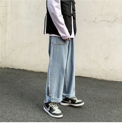 Jeans Casuales Rectos Cropped para Hombre - Image 21