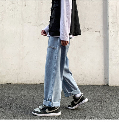 Jeans Casuales Rectos Cropped para Hombre - Image 25