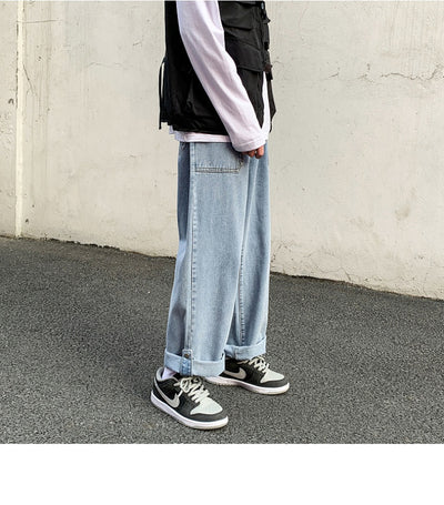 Jeans Casuales Rectos Cropped para Hombre - Image 27
