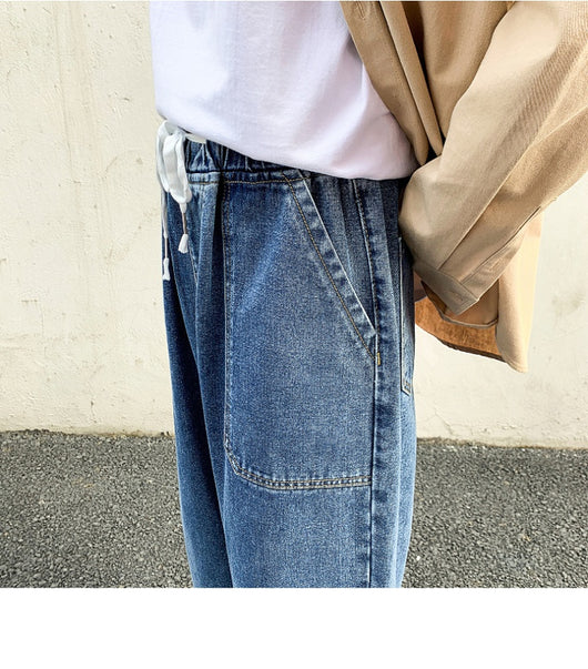 Jeans Casuales Rectos Cropped para Hombre - Image 28
