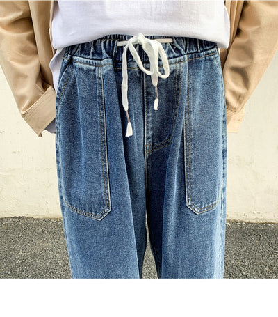 Jeans Casuales Rectos Cropped para Hombre - Image 29