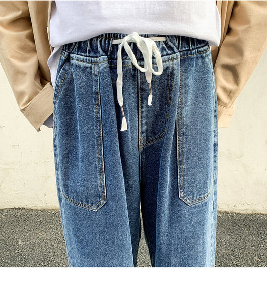 Jeans Casuales Rectos Cropped para Hombre - Image 29