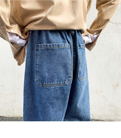 Jeans Casuales Rectos Cropped para Hombre - Image 31