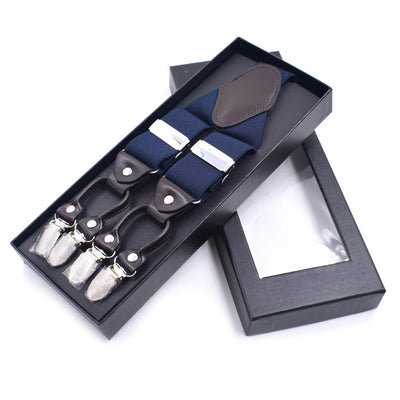 Tirantes Elásticos Multicolor con 6 Clips para Hombre - Image 53