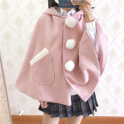 Abrigo Sudadera con Capucha de Orejas Kawaii - Image 9
