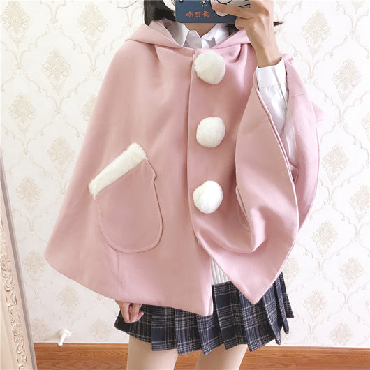 Abrigo Sudadera con Capucha de Orejas Kawaii - Image 9