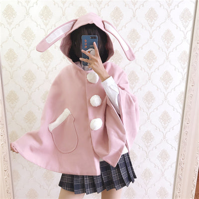 Abrigo Sudadera con Capucha de Orejas Kawaii - Image 10