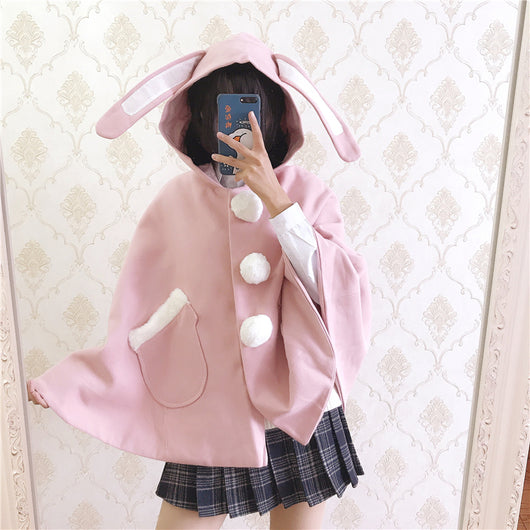 Abrigo Sudadera con Capucha de Orejas Kawaii - Image 10
