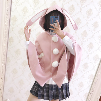 Abrigo Sudadera con Capucha de Orejas Kawaii - Image 11