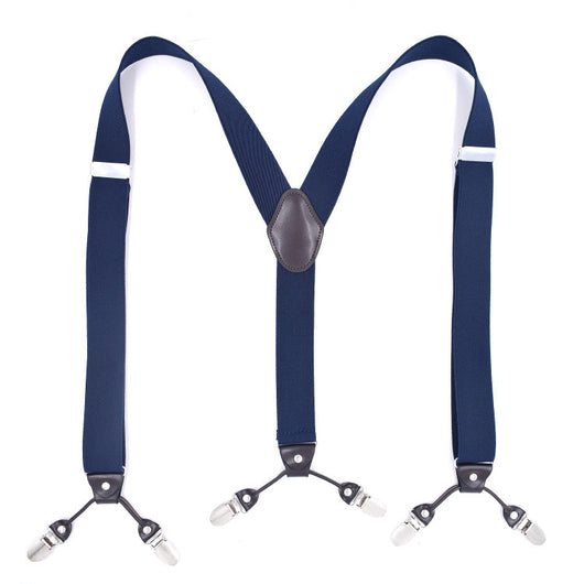 Tirantes Elásticos Multicolor con 6 Clips para Hombre - Image 54